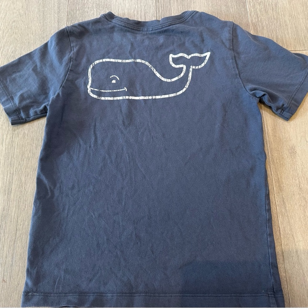 Vineyard Vines Boys Navy Short-Sleeve Tee